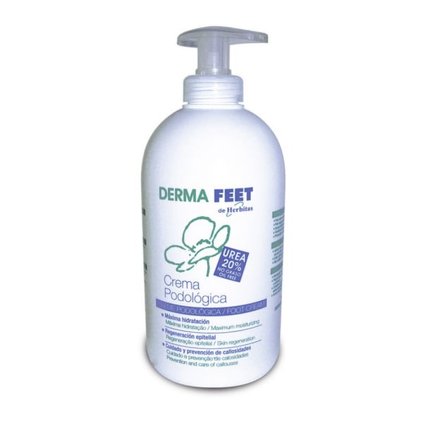 Creme podológica Dermafeet com dispensador (480 mililitros)